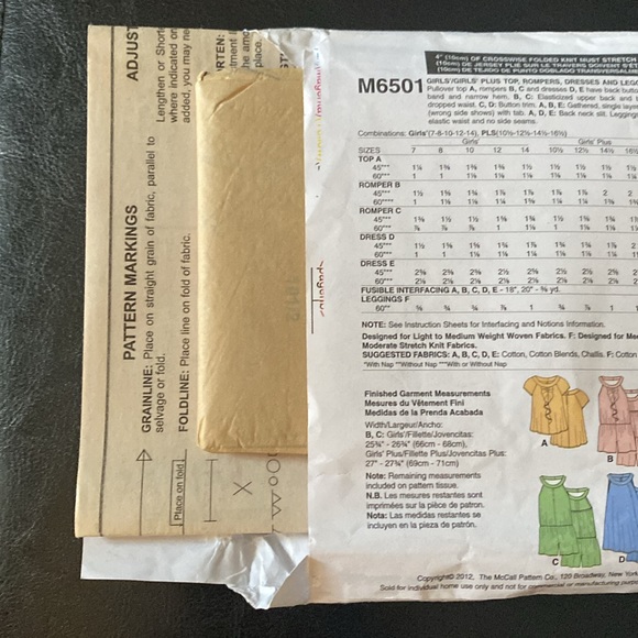 McCall's 6501 uncut sewing pattern - Picture 3 of 4